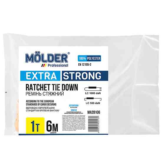Стяжний ремінь Molder 1т, 6м Львів
