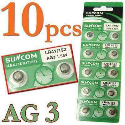 Батарейка таблетка LR41/192 AG3/1.55v Suncom Alkaline Battery (Блистер 10шт.) Полтава
