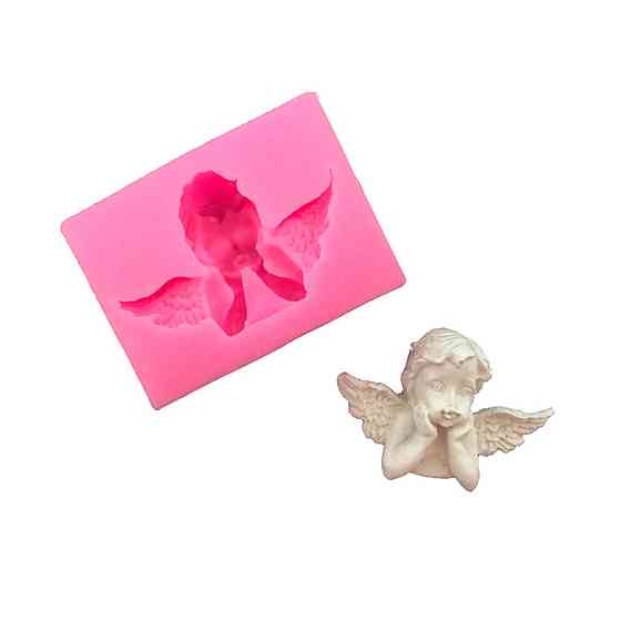 Кондитерский молд Ангел 42 на 57 мм розовый Киев