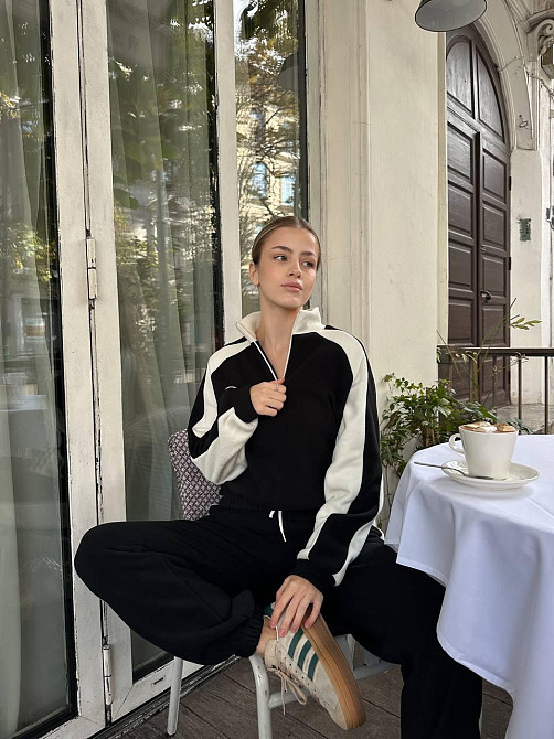 Женский стильный теплый костюм двойка из двустороннего флиса. Одесса - изображение 3