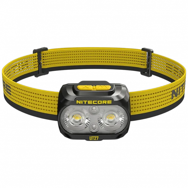 Налобний ліхтар для бігу з універсальним живленням Nitecore UT27 Pro (3xAAA USB-C) Чорний Вінниця - фото 1