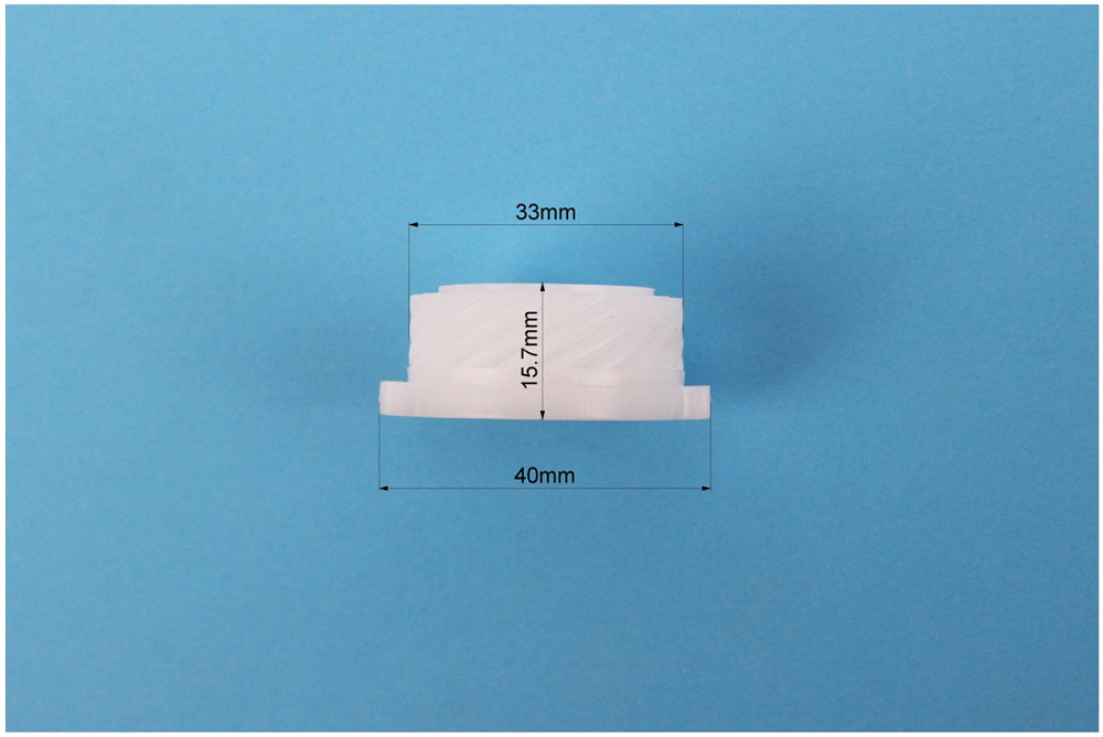 Шестерня спідометру (пластик) + черв'як Honda DIO AF38 TOPIC Київ - фото 3