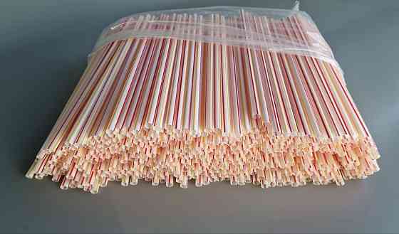 Трубочки широкі для напоїв d6,8 21см Фрешка смугаста (500 шт) Харків