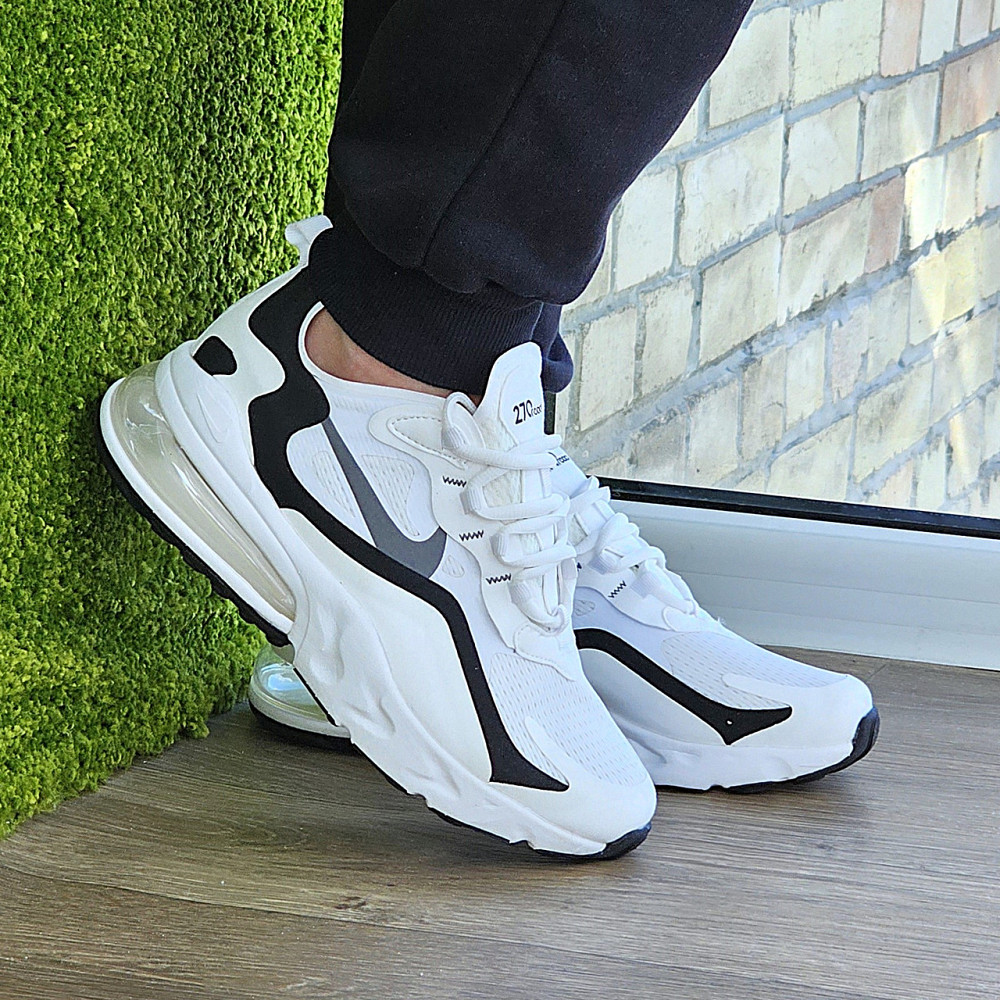Кроссовки Nike 270 Сеточка Мужские Белые Найк с Амортизацией Летние (размеры: 41,42,43,44,45) Видео Обзор Днепр - изображение 3