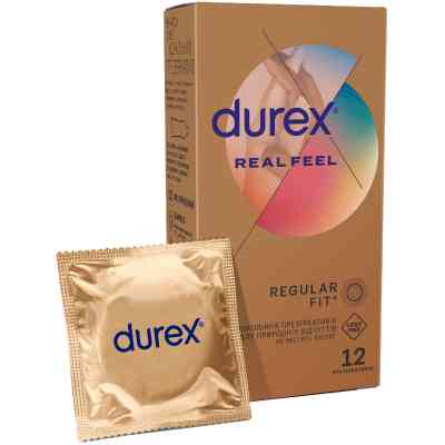 Презервативи Durex Real Feel з синтетичного латексу (безлатексні) 12 шт. (5052197026719) Вінниця