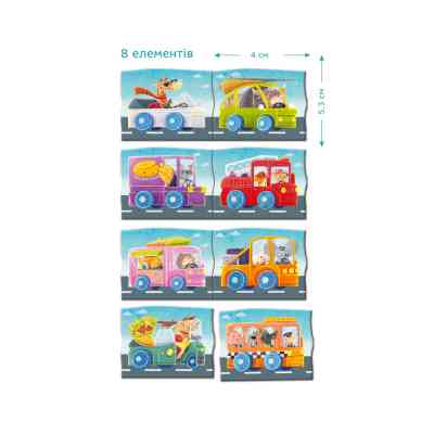 Обучающий набор DoDo Магнитная игра Автомобильное путешествие (200253) Винница