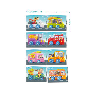 Обучающий набор DoDo Магнитная игра Автомобильное путешествие (200253) Винница - изображение 5