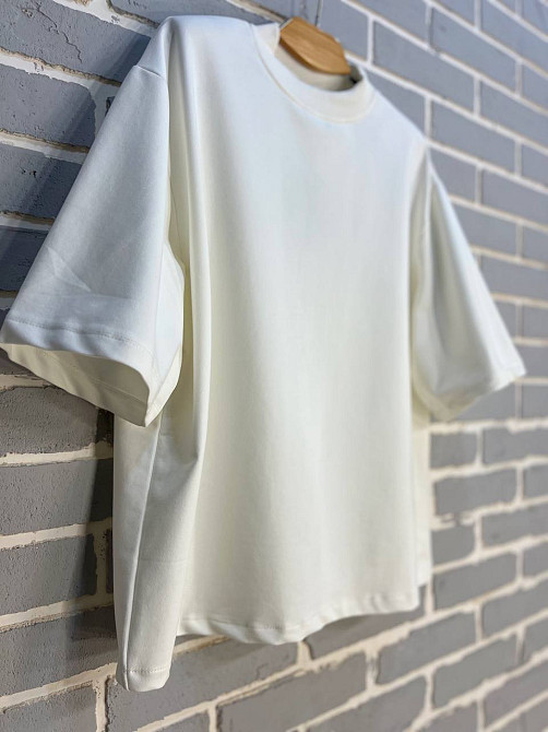 Футболка женская KEYYMOD 23688 оверсайз свободный крой с подплечниками one size, белый, one size Киев - изображение 17