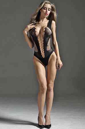 Еротичний боді мереживна сітка, жіноча сексуальна білизна, універсальний розмір зріст: 145-185 см One Size, чорний, 60146 Кам'янець-Подільський