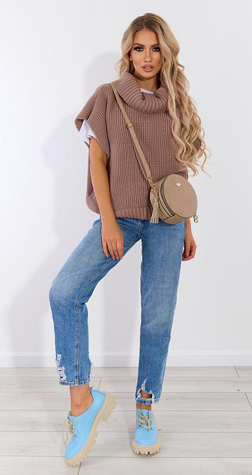 В'язана жилетка (42-48) Київ - фото 2