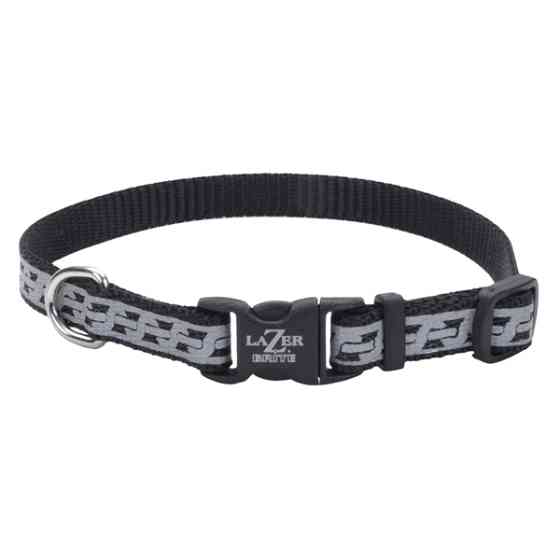 Coastal Lazer Brite Reflective Collar КОСТАЛ ЛАЗЕР БРАЙТ светоотражающий ошейник для собак, 1х20-30см Киев