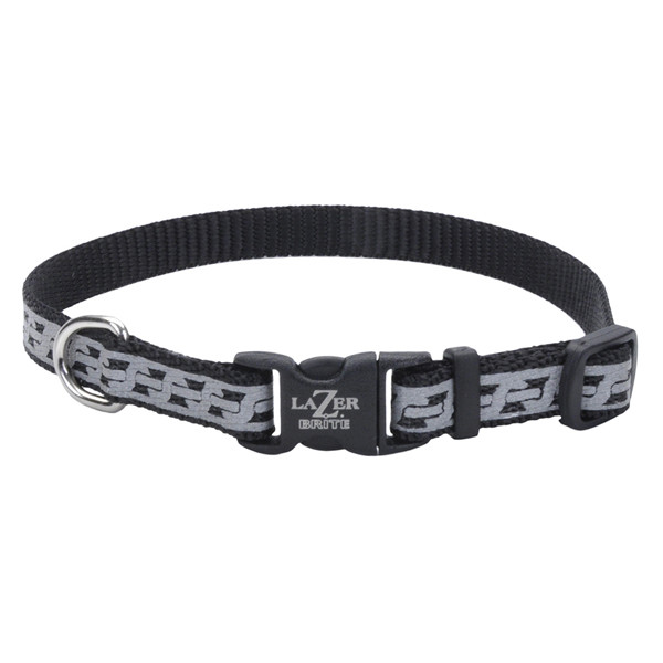 Coastal Lazer Brite Reflective Collar КОСТАЛ ЛАЗЕР БРАЙТ светоотражающий ошейник для собак, 1х20-30см Киев - изображение 1
