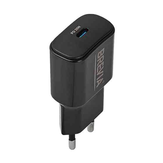 Сетевое зарядное устройство Brevia ePower PD25W USB-C черный Львов