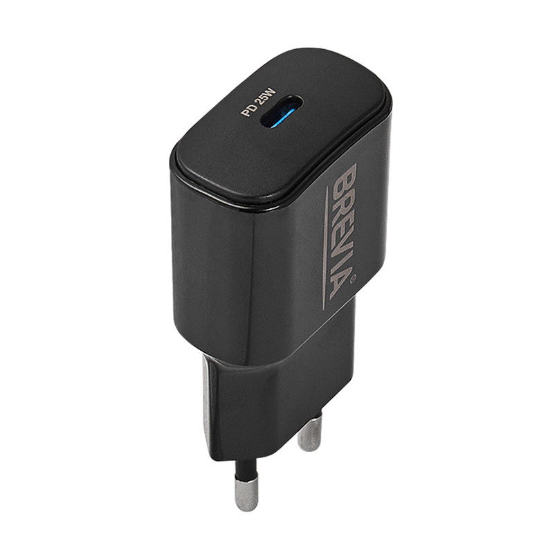 Сетевое зарядное устройство Brevia ePower PD25W USB-C черный Львов - изображение 3