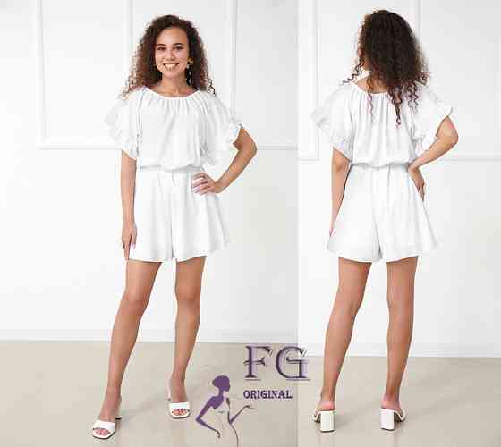 Женский летний комбинезон с шортами 