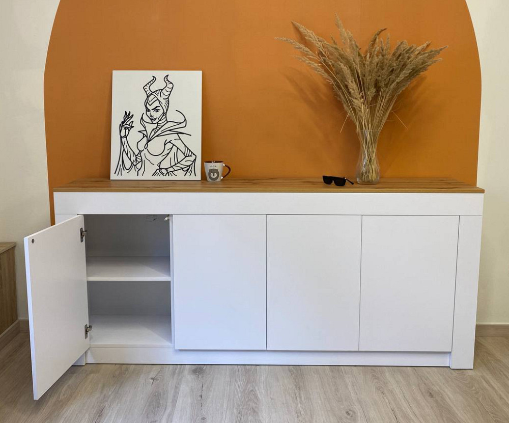 Великий комод LION Ларрі-1 Нiмфея альба/Дуб Аппалачи (LION-041009) Львів - фото 5