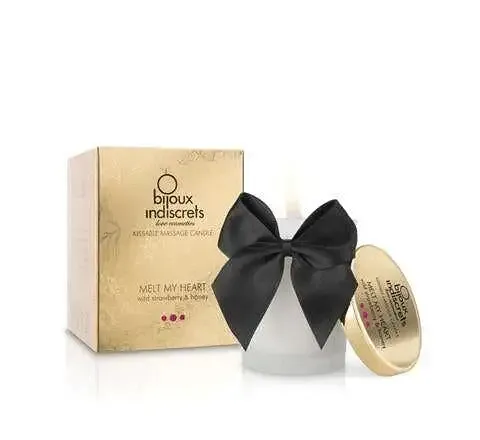 Масажна свічка Bijoux Indiscrets MELT MY HEART Caramel Львів