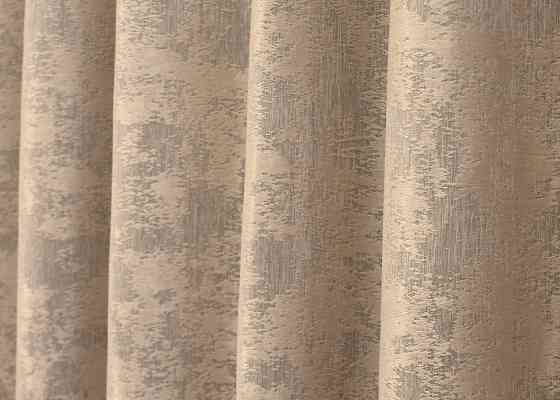 Комплект коротких штор VR-Textil Жакард Sultan YL № 1699ш Темно-бежевий 130х170 см 2 шт (35-0322) Київ