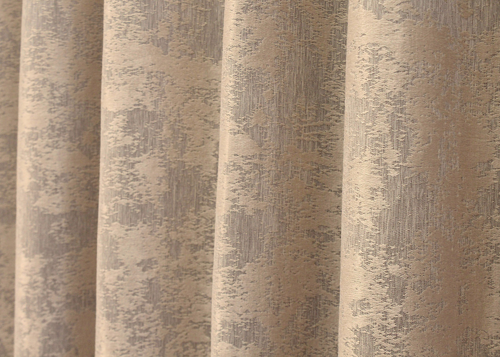 Комплект коротких штор VR-Textil Жакард Sultan YL № 1699ш Темно-бежевий 130х170 см 2 шт (35-0322) Київ - фото 6