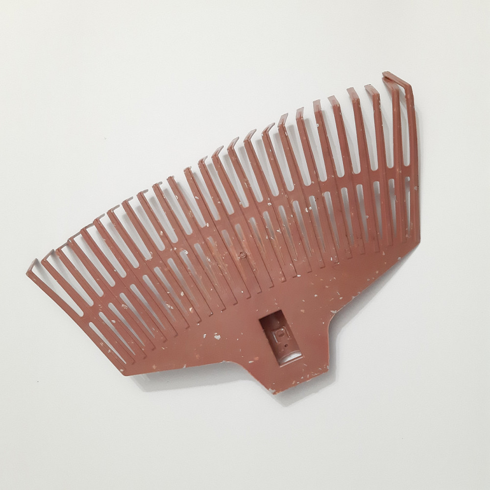 Грабли пластмассовые веерные 25 зубьев 42 см (розовые) Харьков - изображение 2