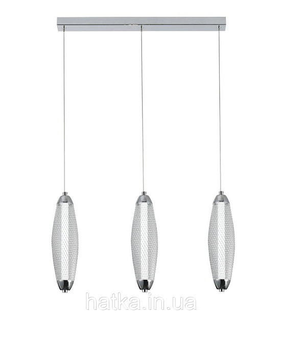 Підвісний світлодіодний світильник G 2667/3L 24W Хром Київ - фото 1