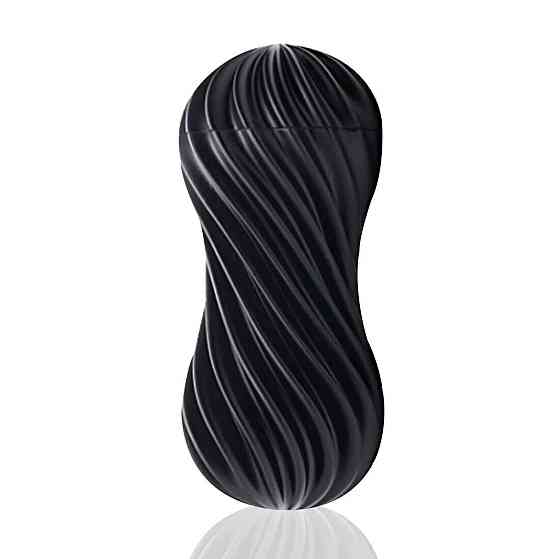 Мастурбатор Tenga Flex Rocky Black зі змінною інтенсивністю, можна скручувати Sex Aura Київ