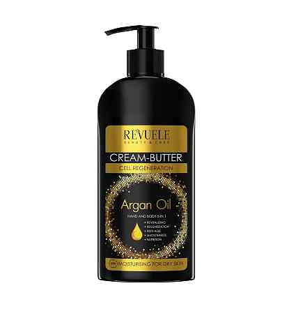 Крем-масло для рук та тіла 5в1 Арганова олія Revuele 400 мл Київ