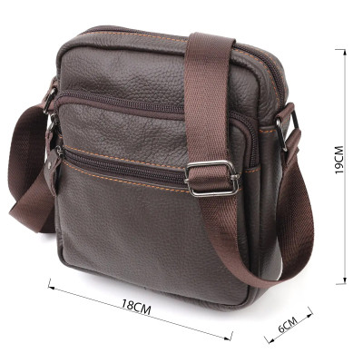 Сумка Vintage Коричнева (20687) Вінниця - фото 7