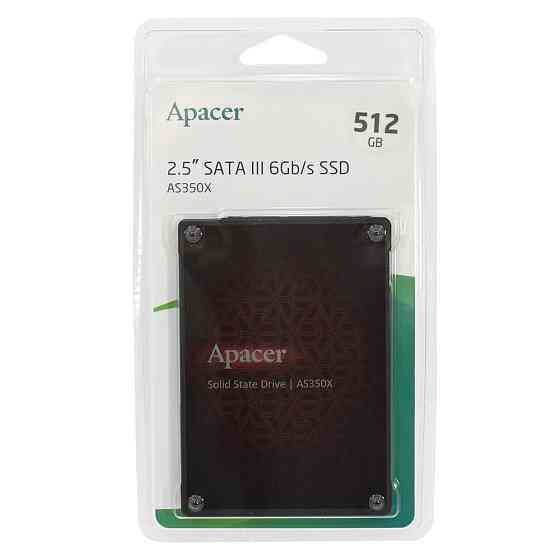 Накопичувач SSD Apacer AS350X 512GB 2.5" 7mm SATAIII 3D NAND Київ