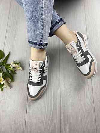 EMELI Кросівки жіночі EMELI 821/5 комбінований (весна-осінь, шкіра натуральна) (2707) лише 38р. Коломия