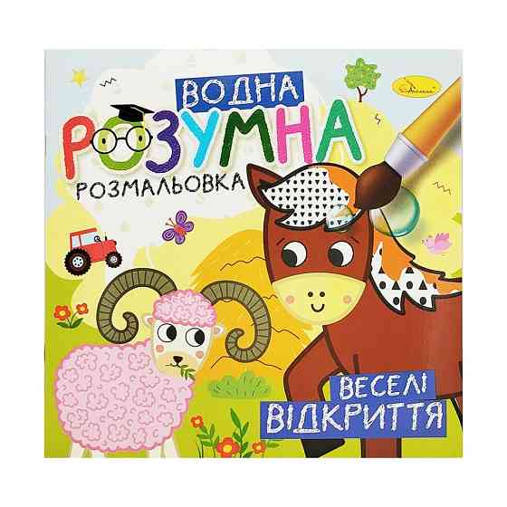 Водна розвиваюча розмальовка "Веселі відкриття" РМ-93-06 Вінниця