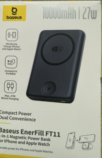 Магнітний павербанк Baseus Magnetic Power Bank 10000mAh. Харків - фото 3