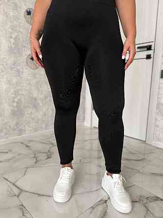 Жіночі безшовні термо лосини на високій посадці 7XL-11XL Одеса