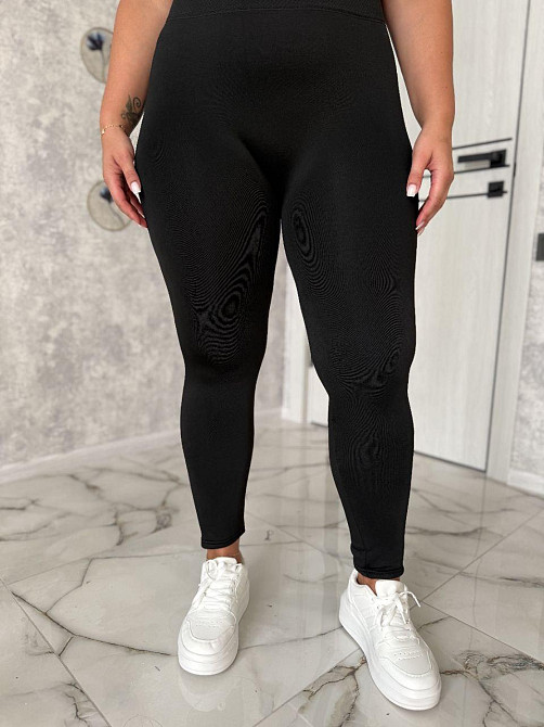 Жіночі безшовні термо лосини на високій посадці 7XL-11XL Одеса - фото 1