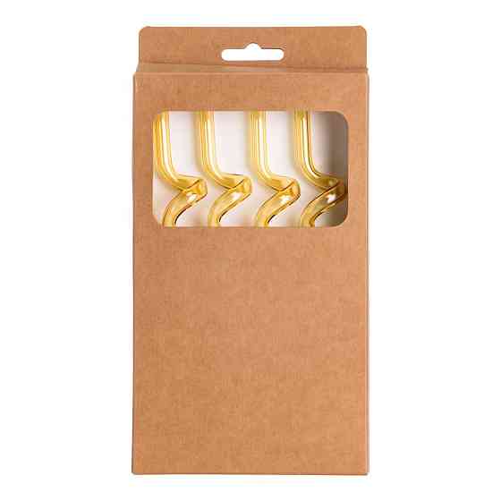 Yiwu Набір 4 скляних трубочок із йоржиком для чищення HP-34-34Y Коломия