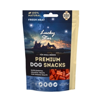 Ласощі для собак Lucky Star Шматочки в'яленого лосося 65 г (4820281500671) Вінниця - фото 2
