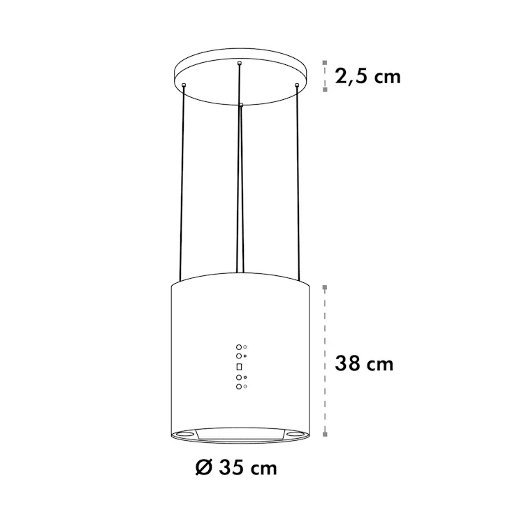 Вытяжка островная Klarstein Barett Island Extractor Hood с пультом из Германии Днепр - изображение 3