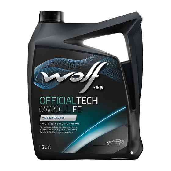 Моторне масло Wolf Official Tech LL FE 0W-20 5л Львів