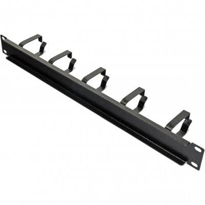 Кабельный организатор 19" 1U 5 скоб, глубина 52мм Kingda (KD-CM-02) Винница - изображение 1