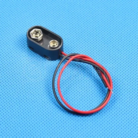 Гнездо держатель 9V кроны с кабелем Daier DCK6 Полтава