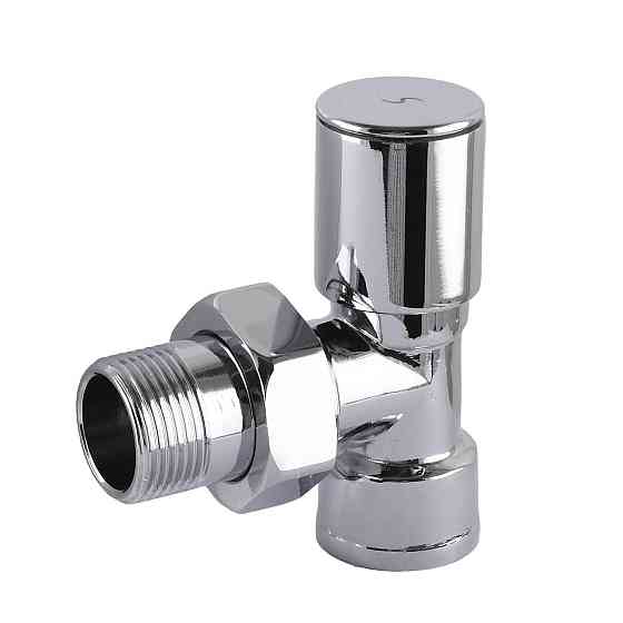 Кран вентильный угловой с американкой SOLOMON 1/2″ CHROM 1845 (000002161) Киев