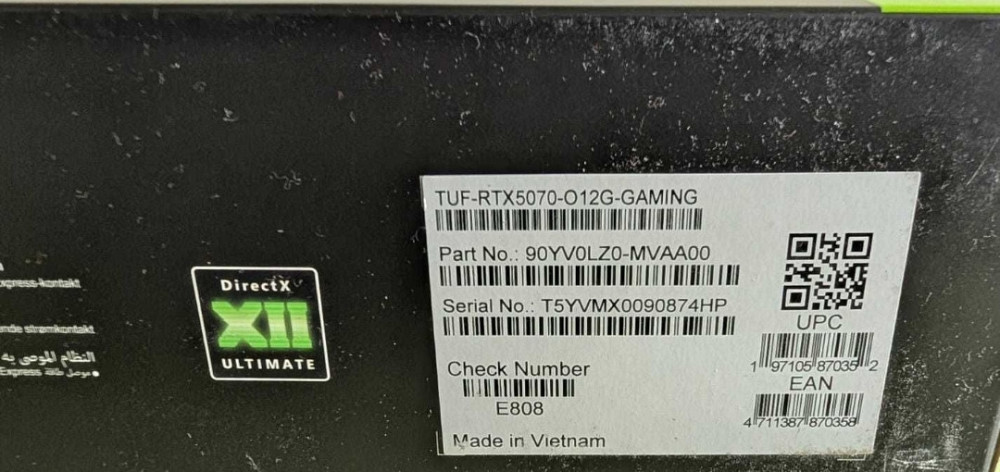 Asus TUF RTX5070 O12G Gaming. Харьков - изображение 3