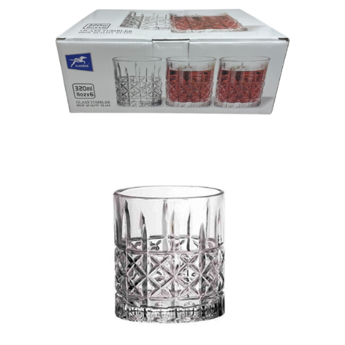 Набір склянок 320мл 6шт скло BM5411JW-2 Interos Житомир - изображение 1