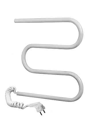 Полотенцесушитель электрический NAVIN Змеевик 500х500 белый, левый12-000100-5050 Киев