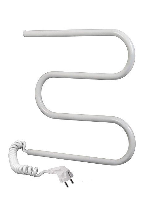 Полотенцесушитель электрический NAVIN Змеевик 500х500 белый, левый12-000100-5050 Киев - изображение 2