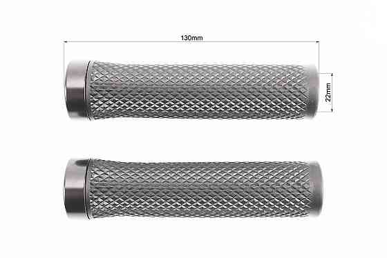 Ручки керма 130мм з затискачем Lock-On, чорні TPE-092 Київ