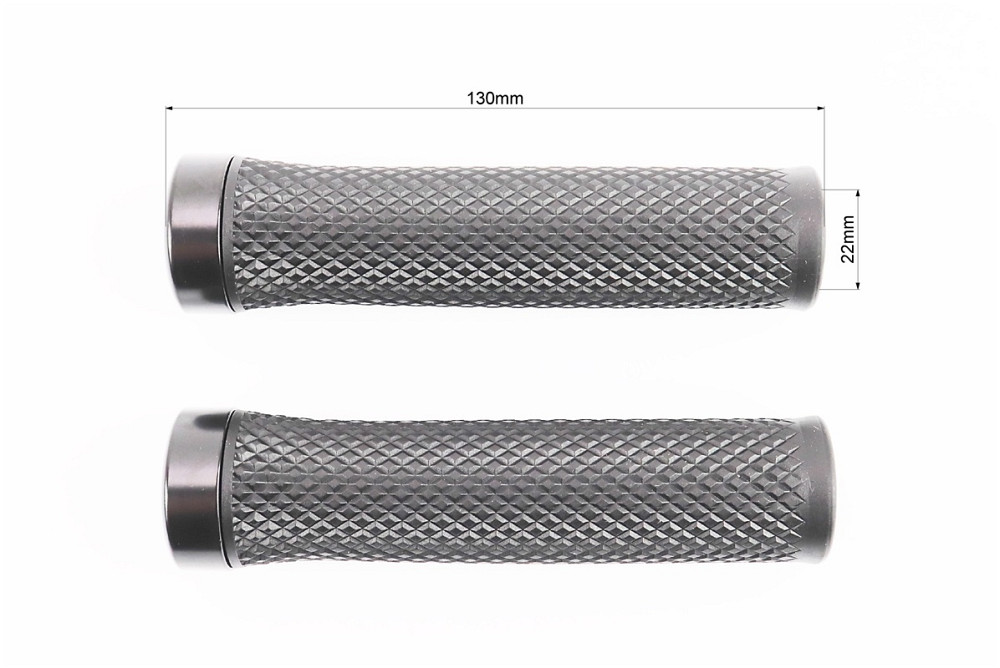 Ручки керма 130мм з затискачем Lock-On, чорні TPE-092 Київ - фото 3