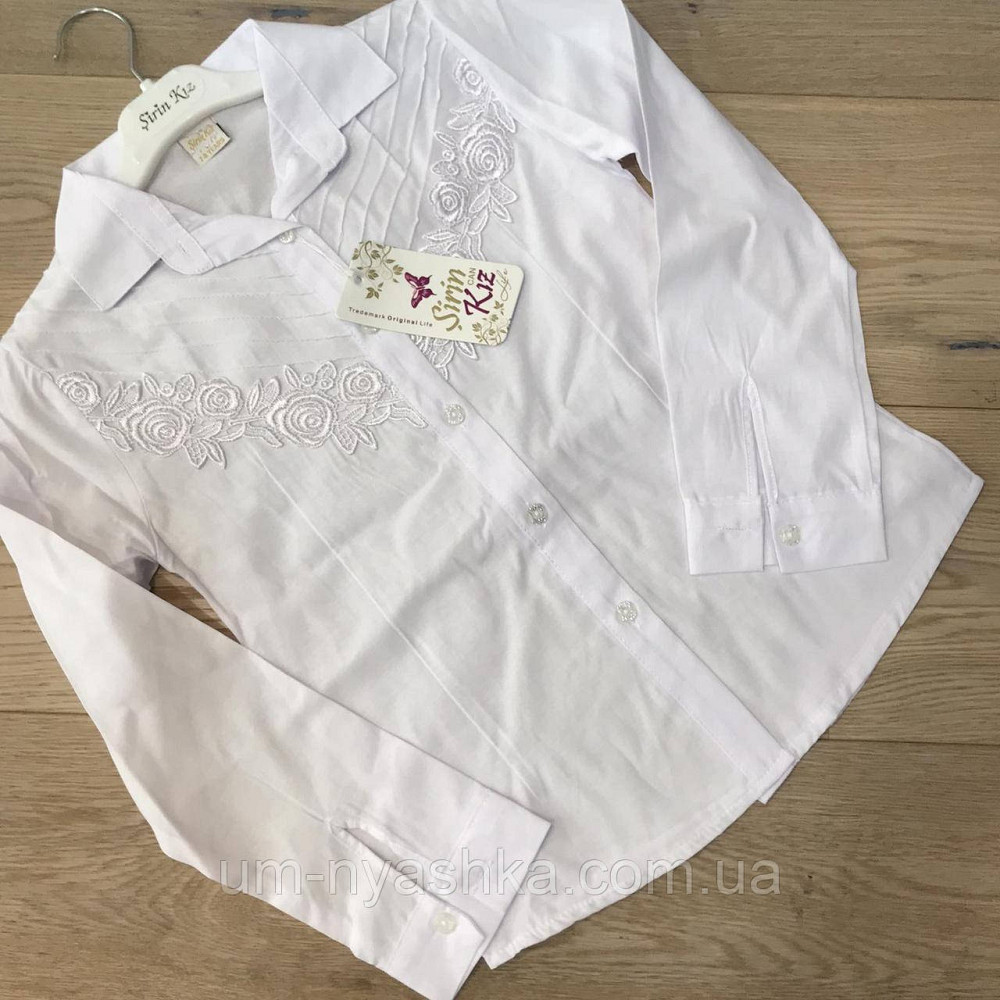 Красивая школьная блузка с длинным рукавом 128-158 Кривой Рог - изображение 10