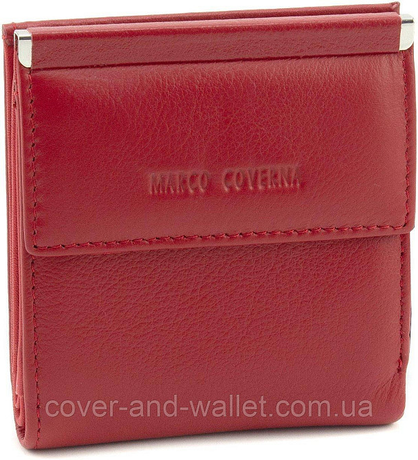 Красный женский кошелек небольшого размера из натуральной кожи Marco Coverna MC 213 Киев - изображение 1