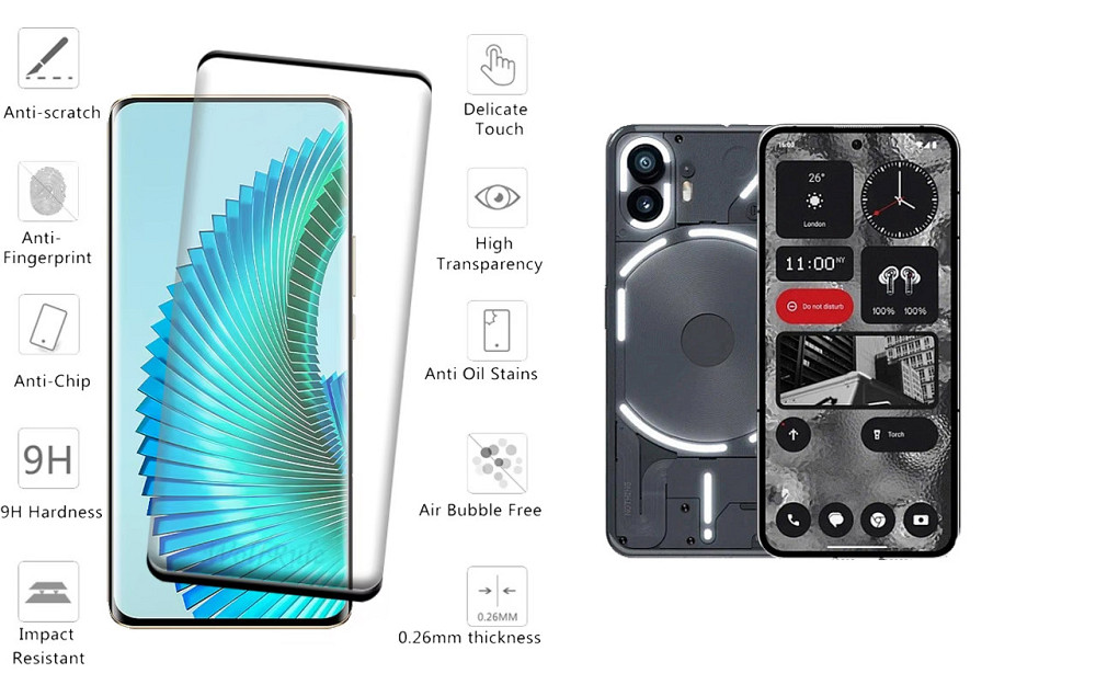 Захисне скло HyperGlass Pro для Nothing Phone (1) – максимальна чутливість та захист Київ - фото 2